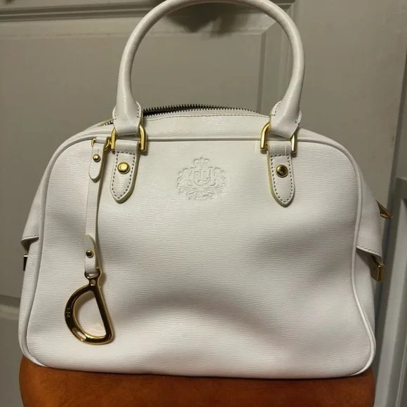 Ralph Lauren White Satchel - Picture 1 of 8